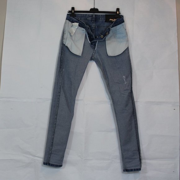 Philipp Plein Jeans blue mid-rise skinny men made in Italy Size 30 - Picture 9 of 15
